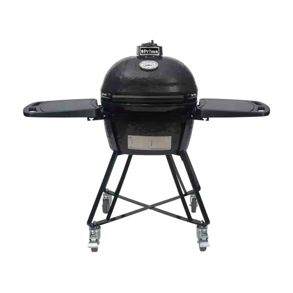 Primo All-In-One Ceramic Oval Junior Grill with Cradle