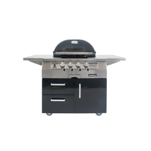 Primo PGGXLC X-Large Oval Freestanding Gas Grill w/ Grate Lifter