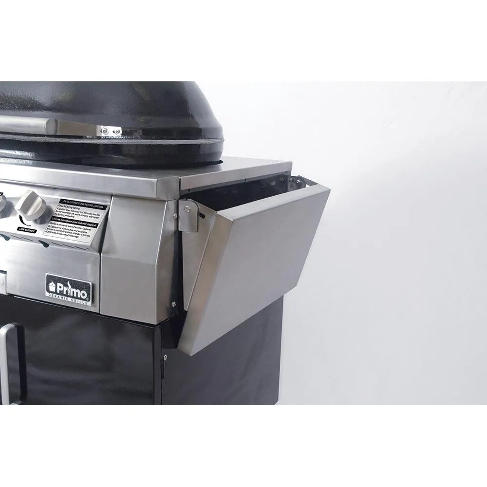 Primo PGGXLC X-Large Oval Freestanding Gas Grill w/ Grate Lifter