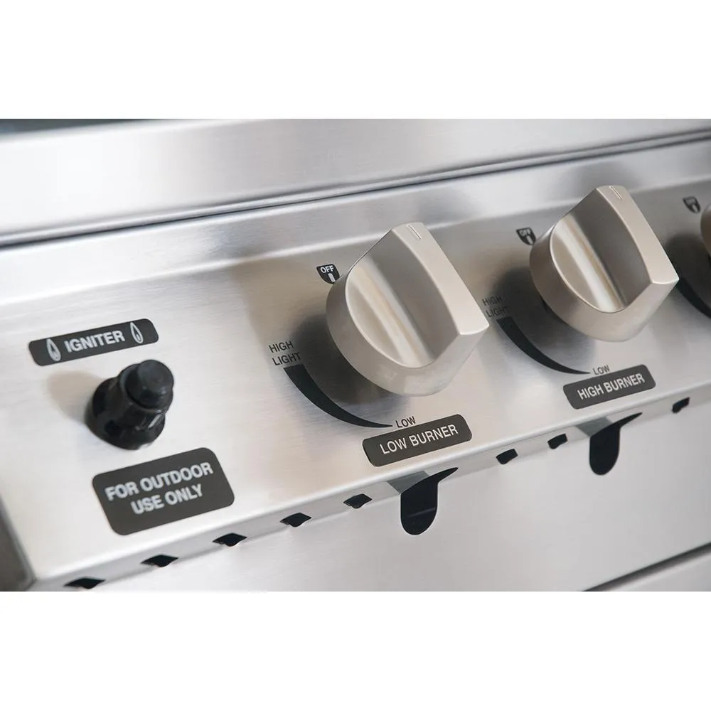 Primo PGGXLC X-Large Oval Freestanding Gas Grill w/ Grate Lifter