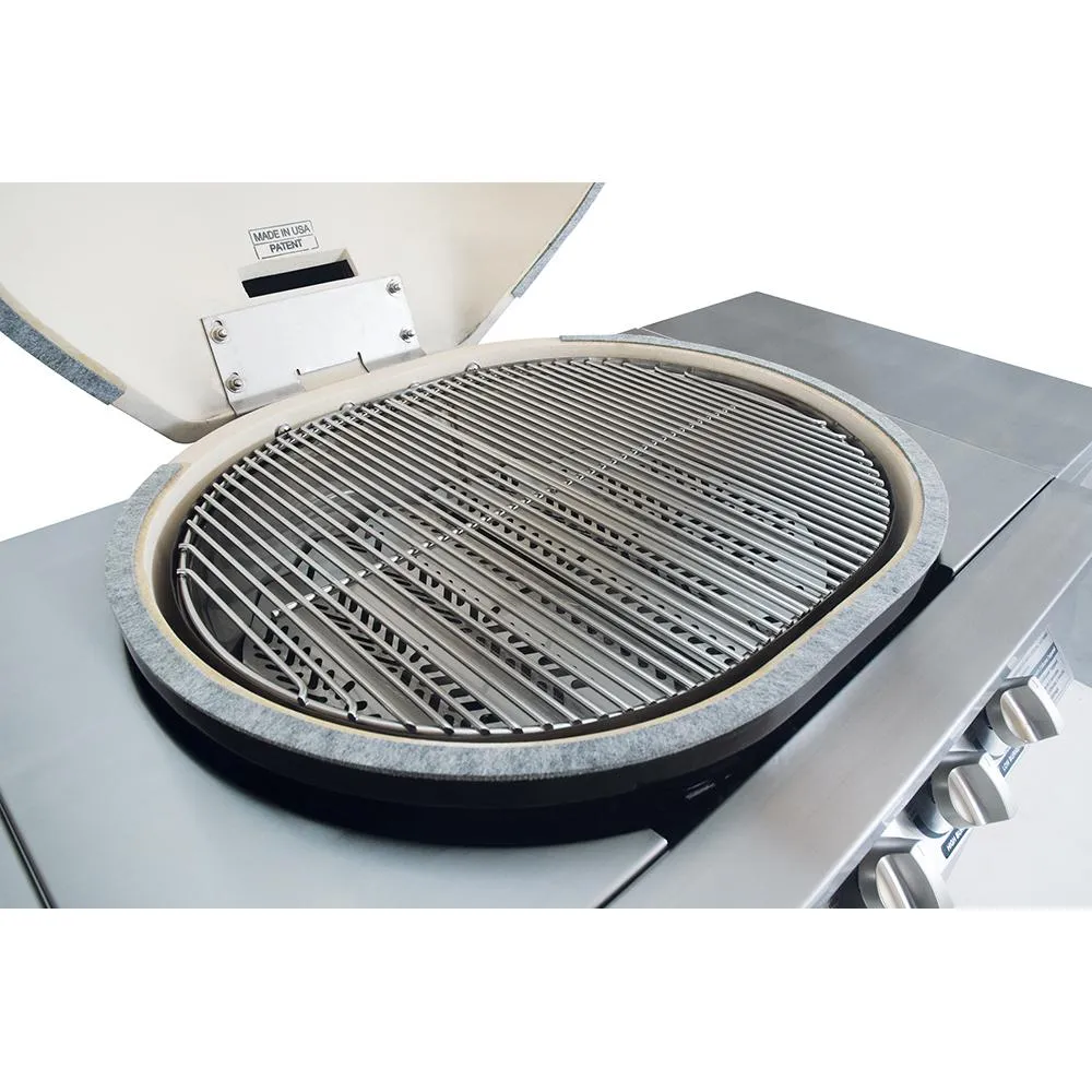 Primo PGGXLC X-Large Oval Freestanding Gas Grill w/ Grate Lifter