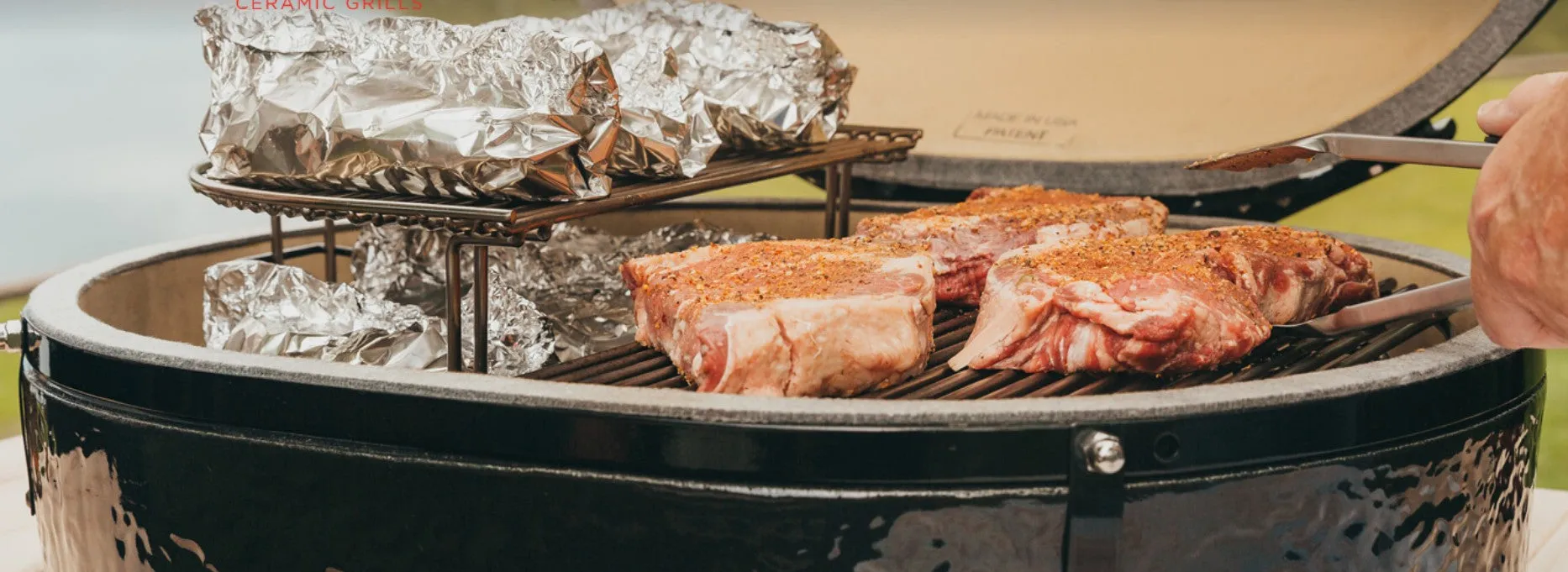 Primo XL Oval Charcoal All-In-One Kamado Grill