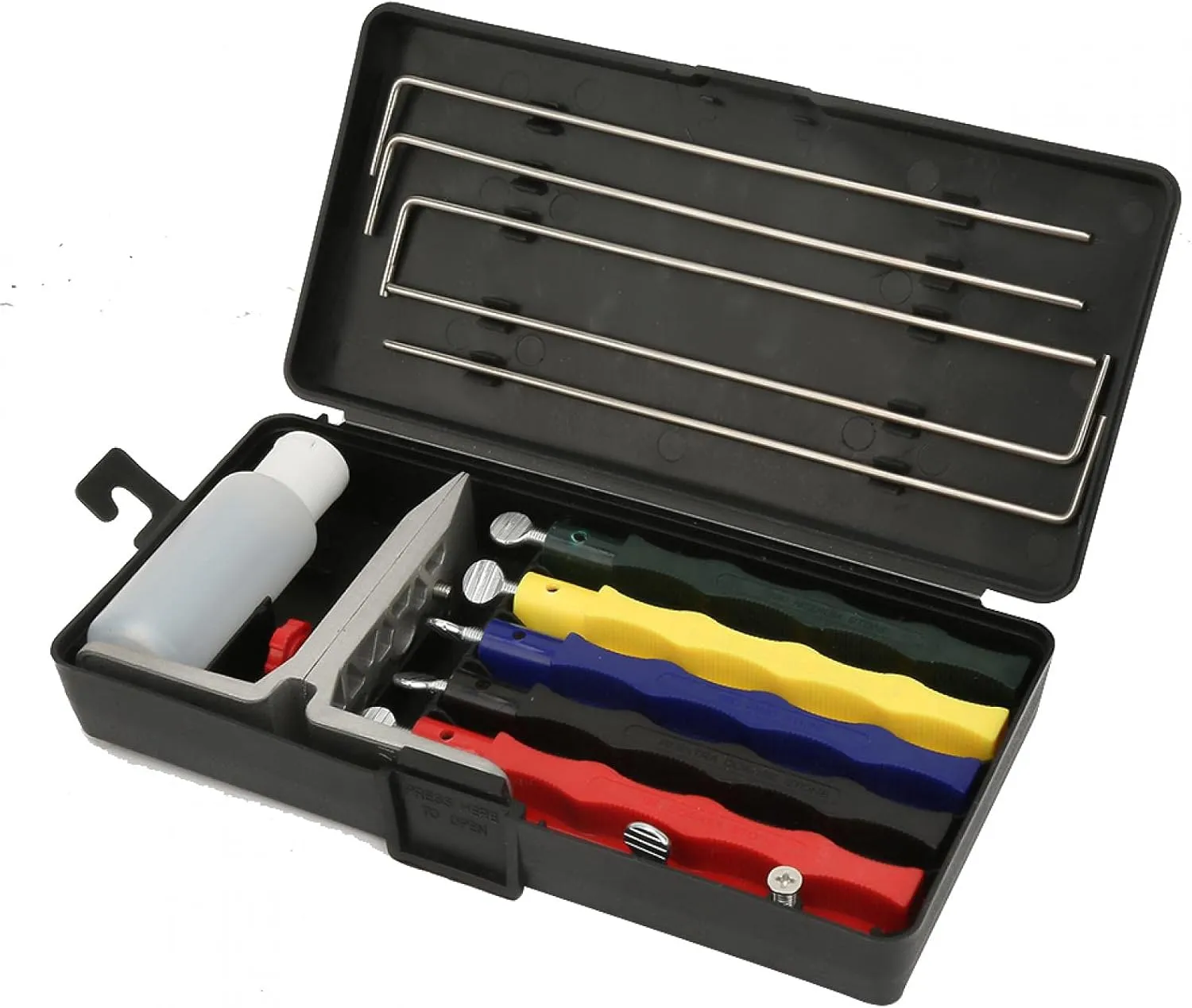 Professional Knife Sharpener Set, Knife Sharpening System with Flxed Angle Knife Sharpener Grinder Sharpening Stone Set, Kitchen Tools