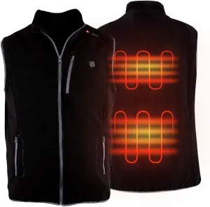 PROSmart Heated Vest Polar Fleece Lightweight Waistcoat with USB Battery Pack for Men and Women (Unisex)