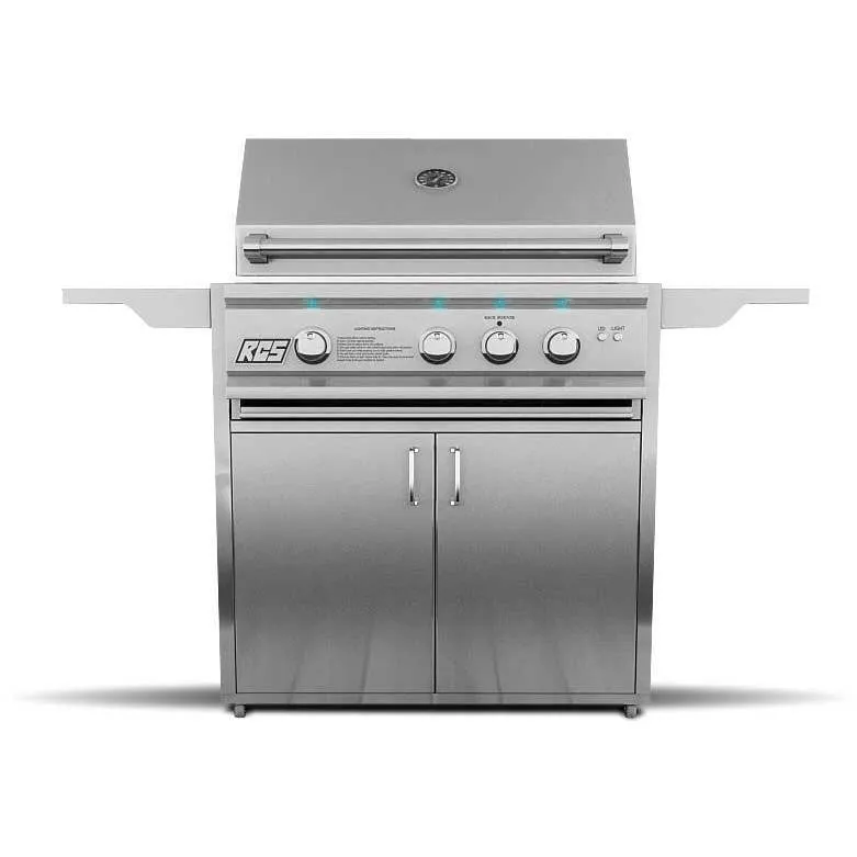 RCS Cutlass Pro Series 30" 3 Burner Propane Gas Freestanding Grill RON30A-LP