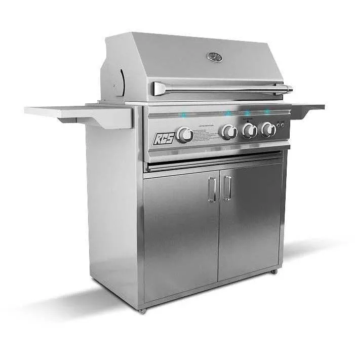 RCS Cutlass Pro Series 30" 3 Burner Propane Gas Freestanding Grill RON30A-LP