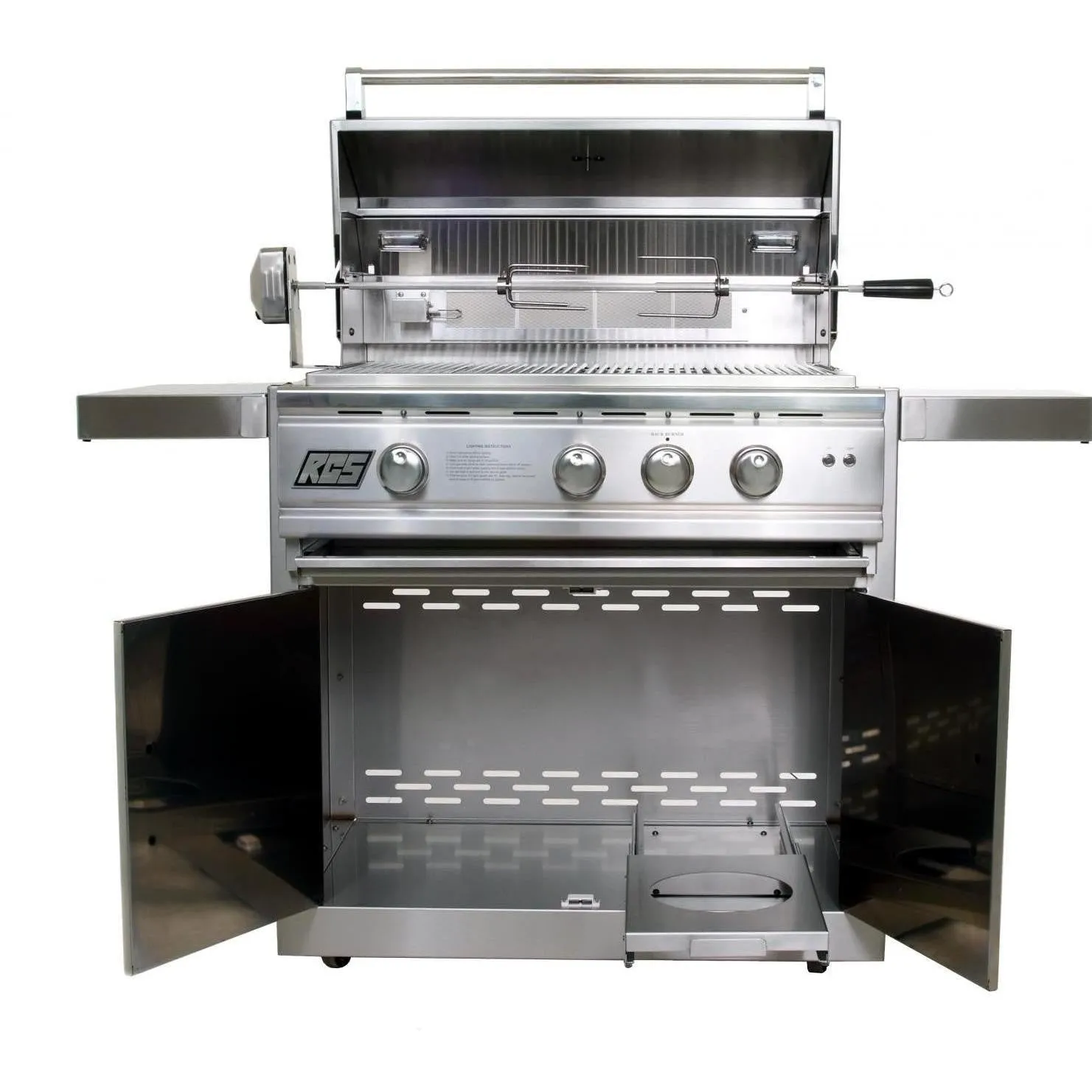 RCS Cutlass Pro Series 30" 3 Burner Propane Gas Freestanding Grill RON30A-LP