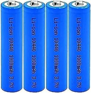 Rechargeable 10440 Ion Batteries 3.7V 1000Mah Rement Cells for 4pcs