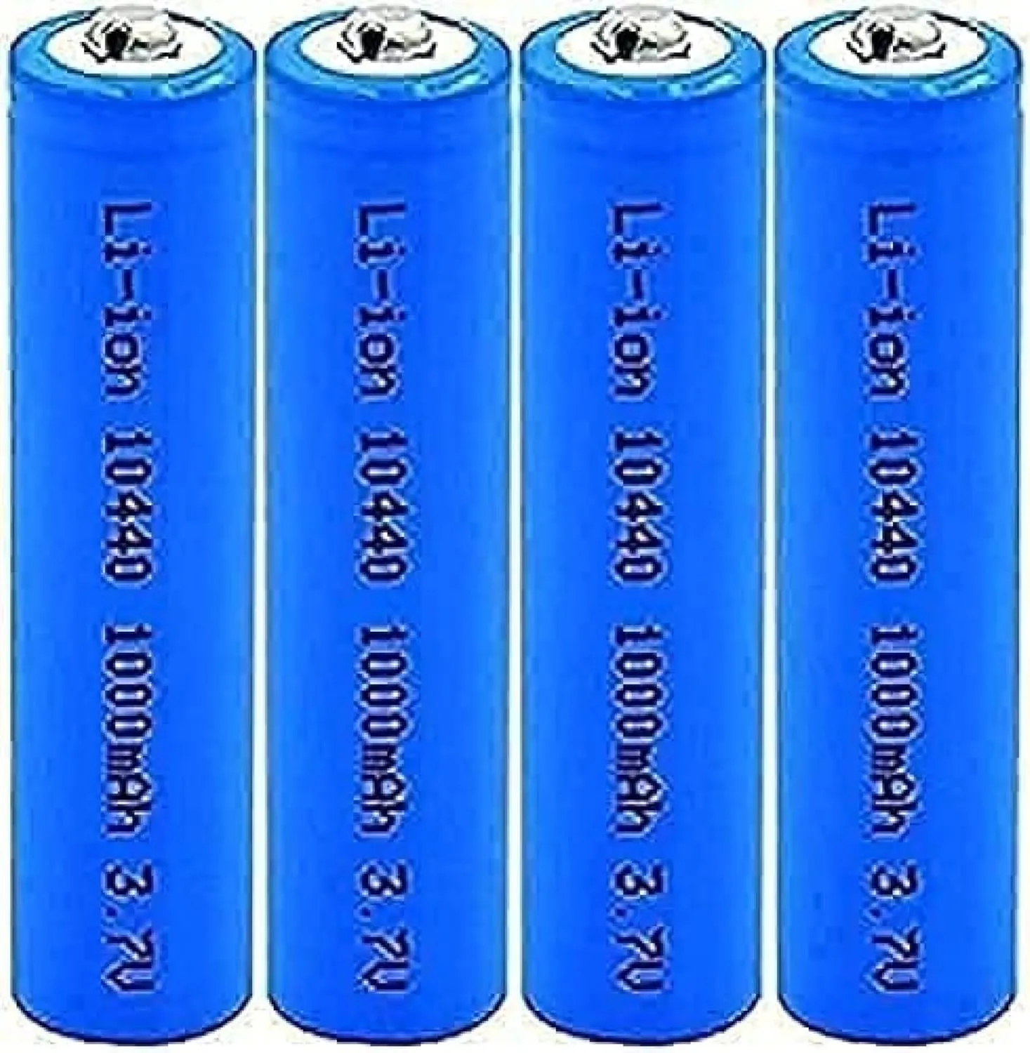 Rechargeable 10440 Ion Batteries 3.7V 1000Mah Rement Cells for 4pcs