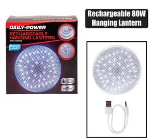 RECHARGEABLE HANGING  LANTERN