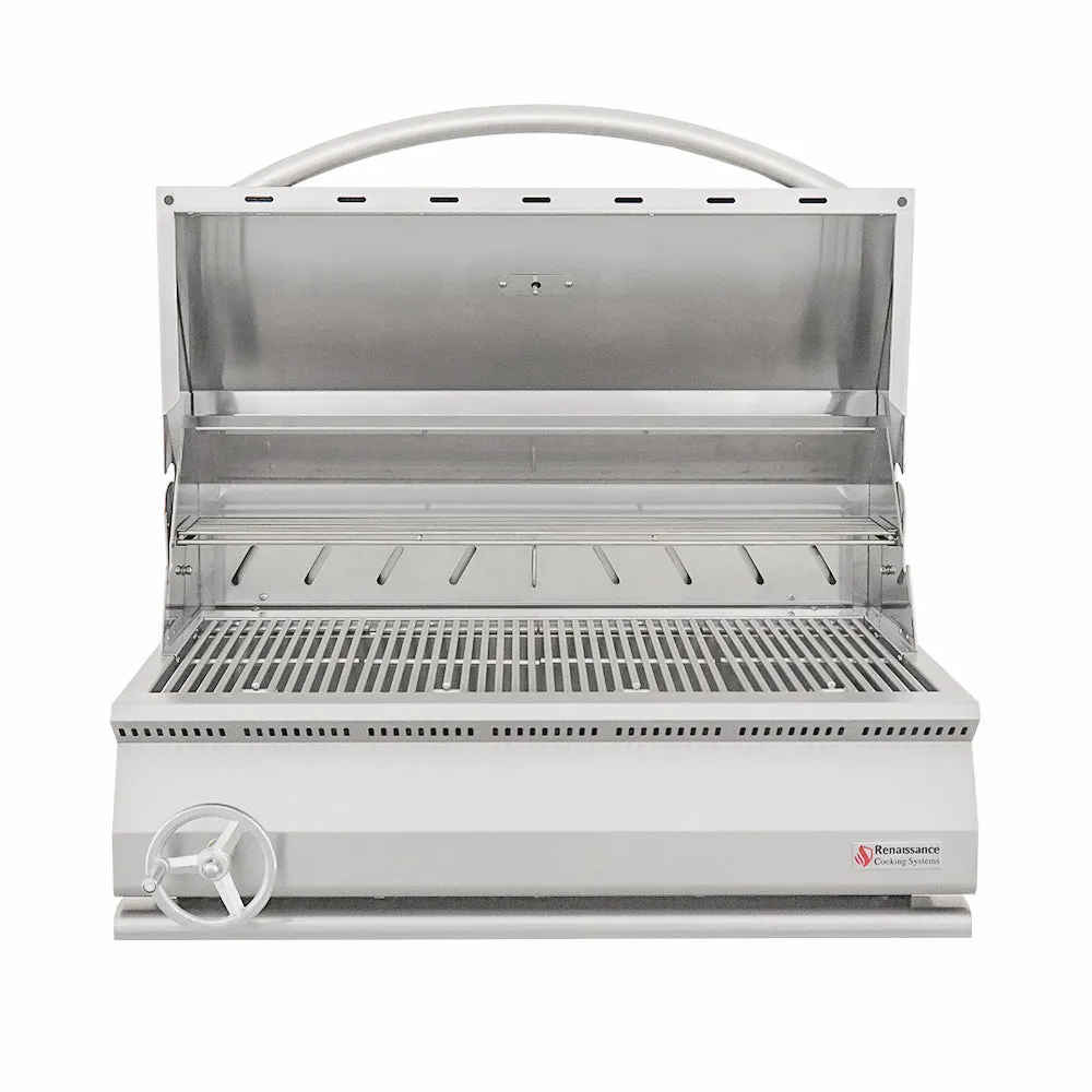 Renaissance Cooking Systems - 32" Premier Charcoal Grill - RJCC32A