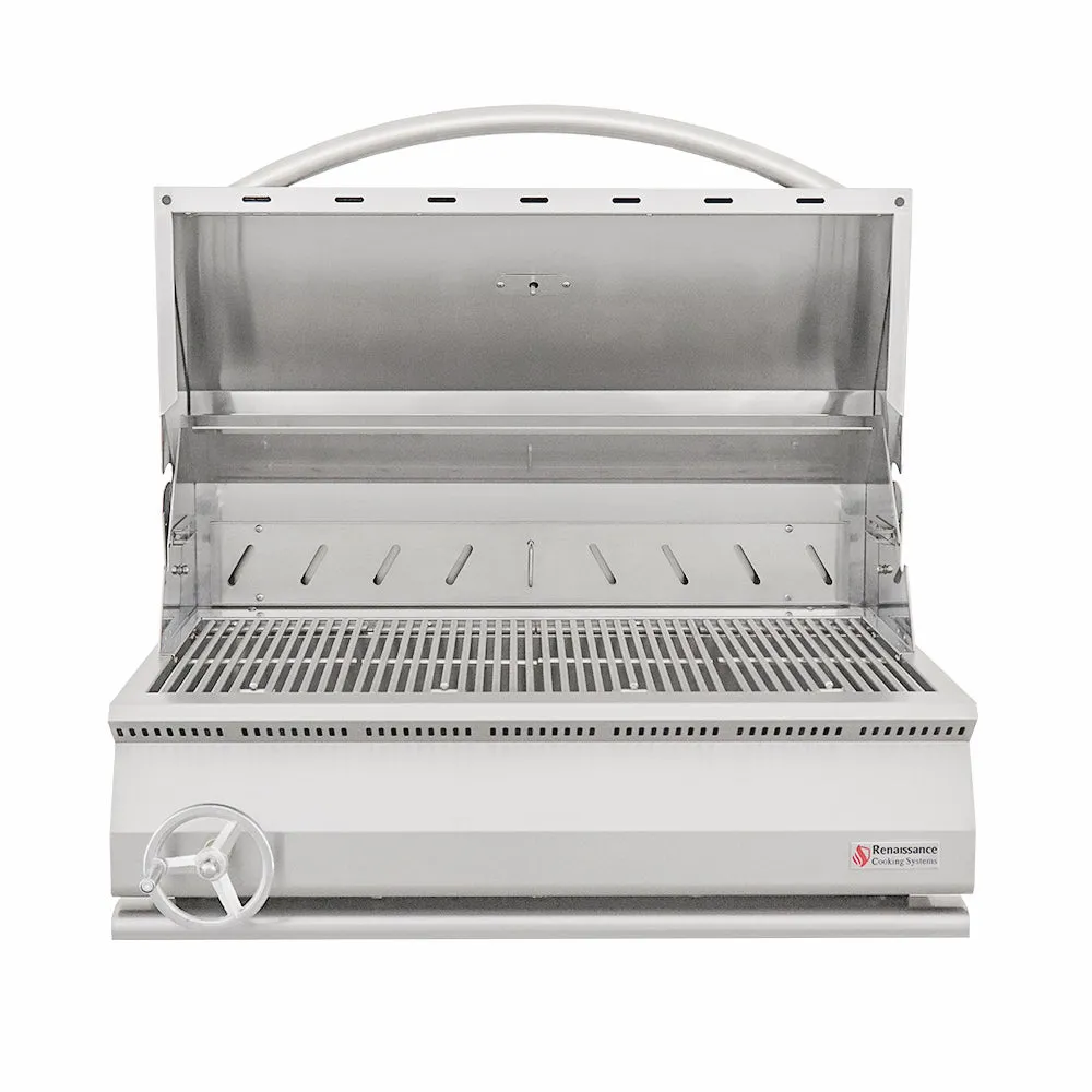 Renaissance Cooking Systems - 32" Premier Charcoal Grill - RJCC32A