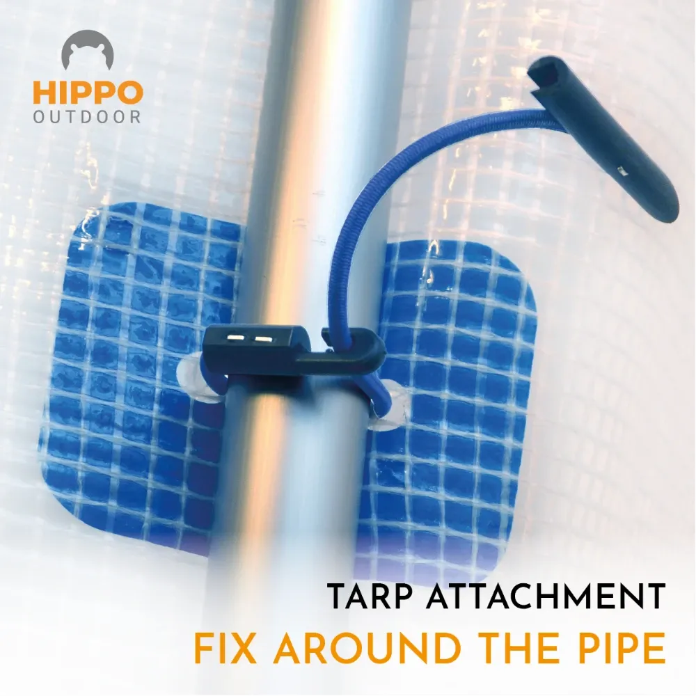 Reusable Attachment Points for Tarpaulins, Tents & Covers