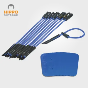 Reusable Attachment Points for Tarpaulins, Tents & Covers