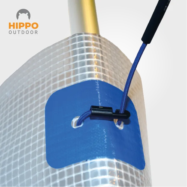 Reusable Attachment Points for Tarpaulins, Tents & Covers
