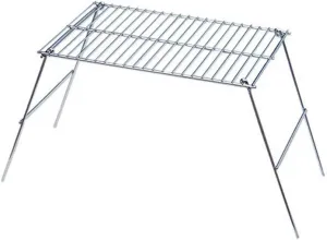 Rome 128 Pioneer Camp Grill, Chrome Plated Steel, 11-Inch x 16-Inch