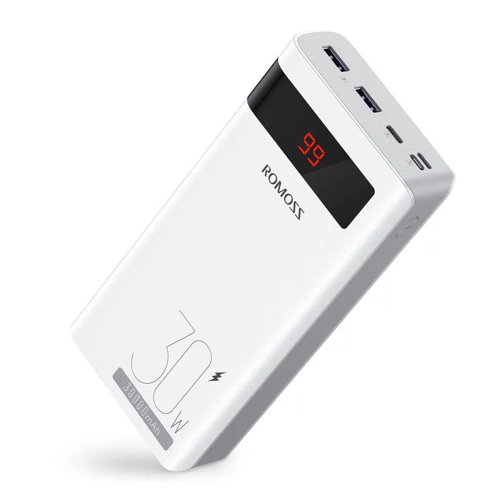 Romoss Sense 8PS Pro 30000mAh 30W Power Bank - White