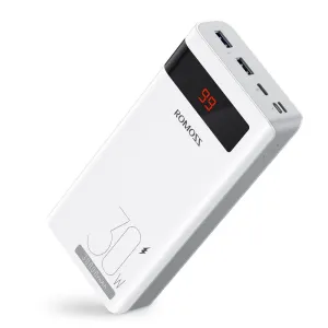 Romoss Sense 8PS Pro 30000mAh 30W Power Bank - White
