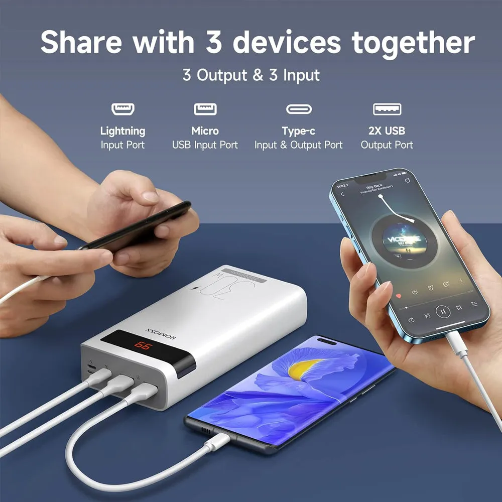 Romoss Sense 8PS Pro 30000mAh 30W Power Bank - White