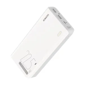 Romoss Sense8F 30000mAh 22.5W Ultra-Fast Charging Power Bank - White