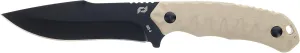 Schrade Delta Class I-Beam Fixed Blade 10in with 5in AUS-8 Steel Blade and G10 Handle for Hunting and Bushcraft