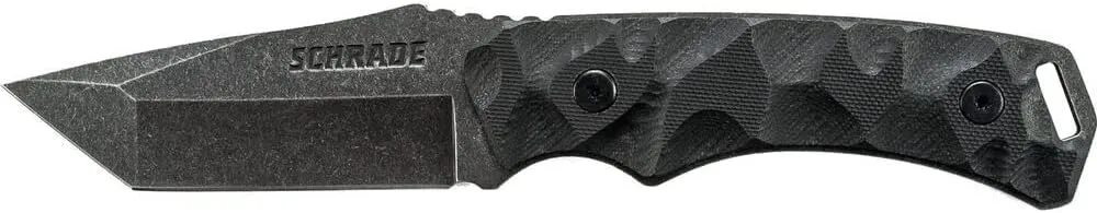 Schrade G10 Tanto Fixed Knife, Black
