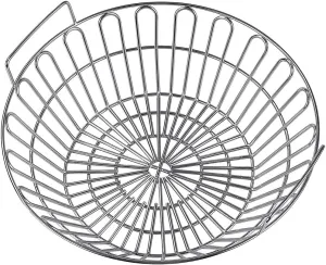 SELEWARE Stainless Steel 304 Charcoal Basket Lump Charcoal Ash Basket, 14'' Grill Baskets for Classic Joe Large Big Green Egg, Primo Kamado