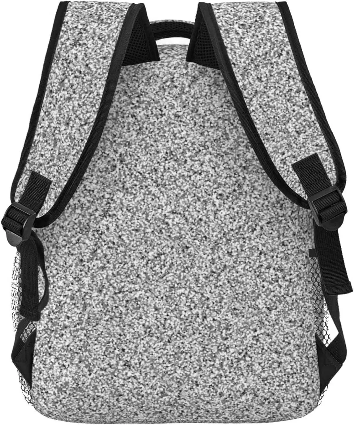 Silver Glitter Backpack Lightweight Backpack for College Travel Work for Men and Women