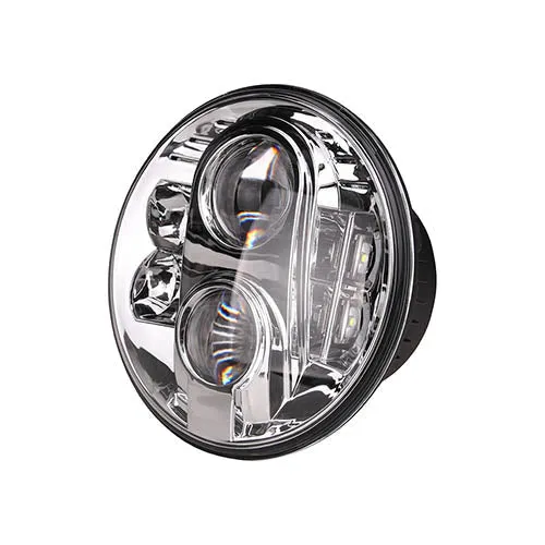 SINGLE 7 INCH ROUND LED HEADLAMP RHD - BRITPART - DA6282K