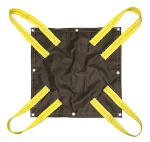 Snow Removal Tarp w/ Heavy Duty Lifting Slings