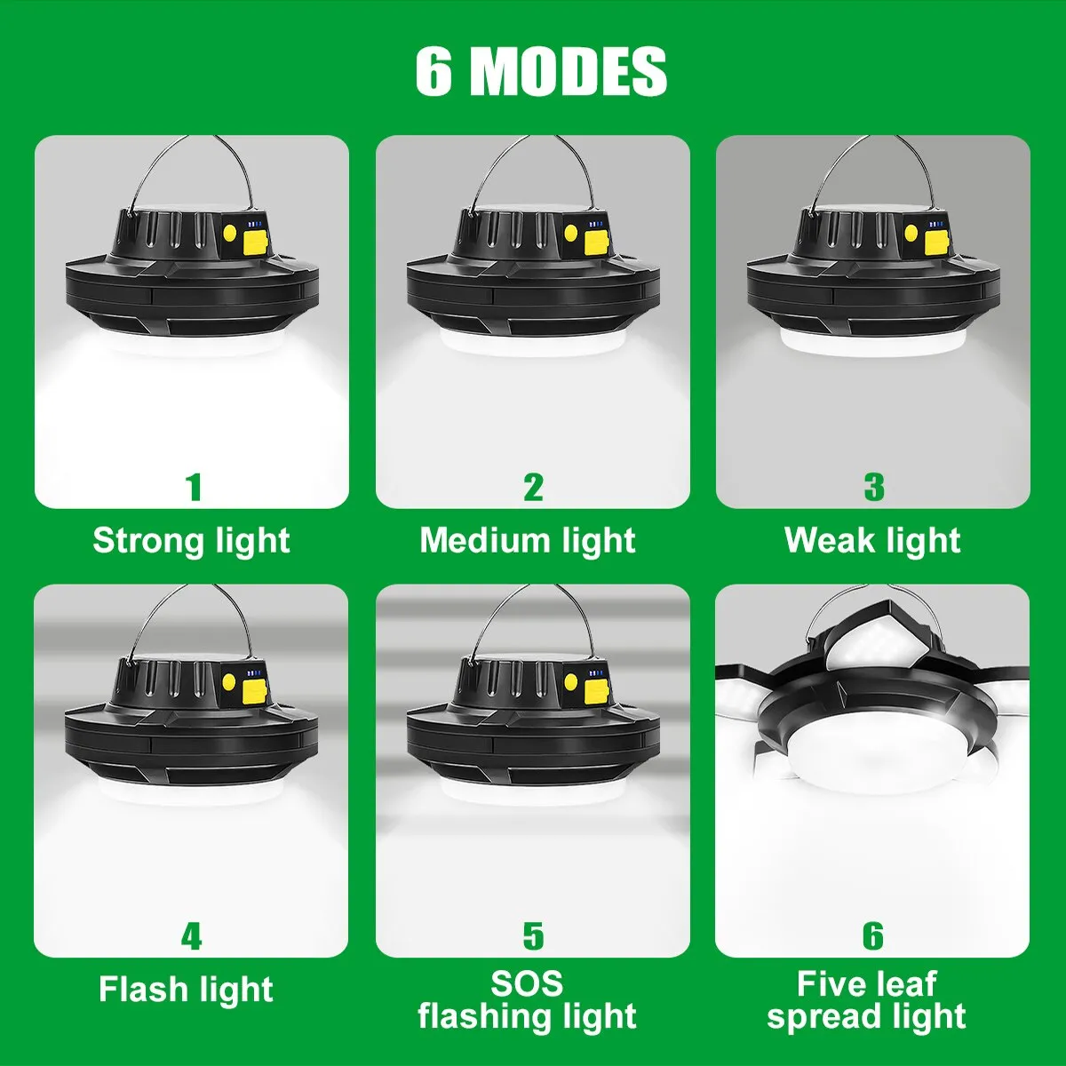 Solar camping lights And Rechargeable Power Bank