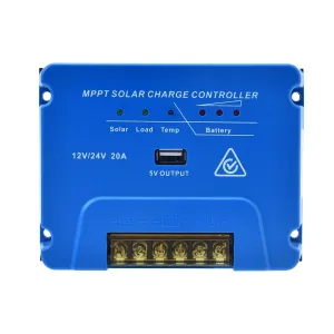 Solar Charge Controller 20A 12V/24V MPPT