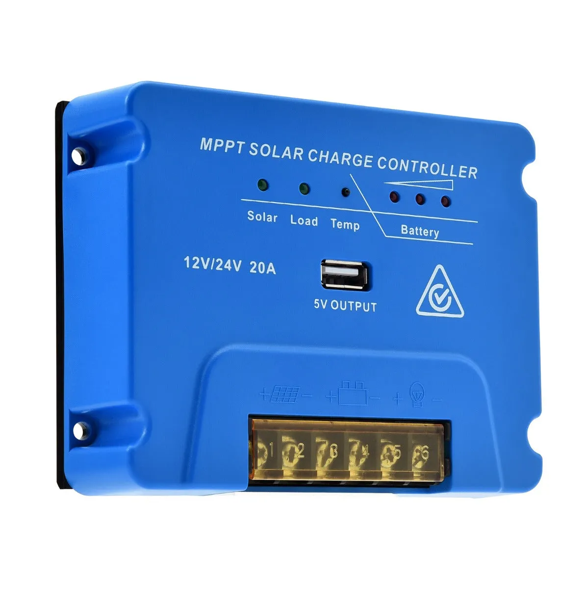 Solar Charge Controller 20A 12V/24V MPPT