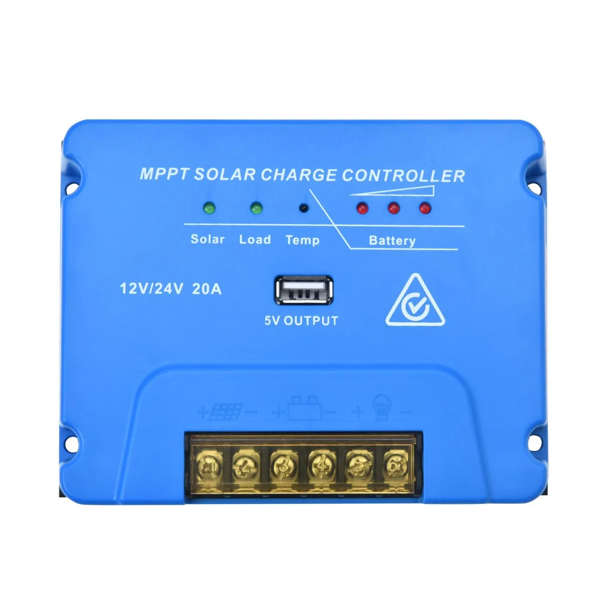 Solar Charge Controller 20A 12V/24V MPPT