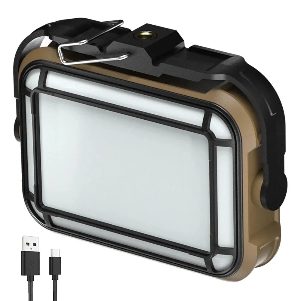 Solar Work Light Outdoor Floodlight IPX4 Waterproof Emergency Power Bank