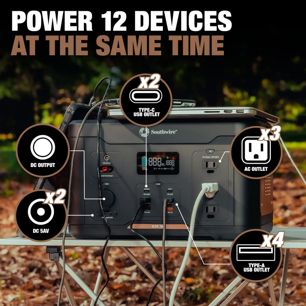 Southwire Elite 1100 Series™ Portable Power Station - 53253