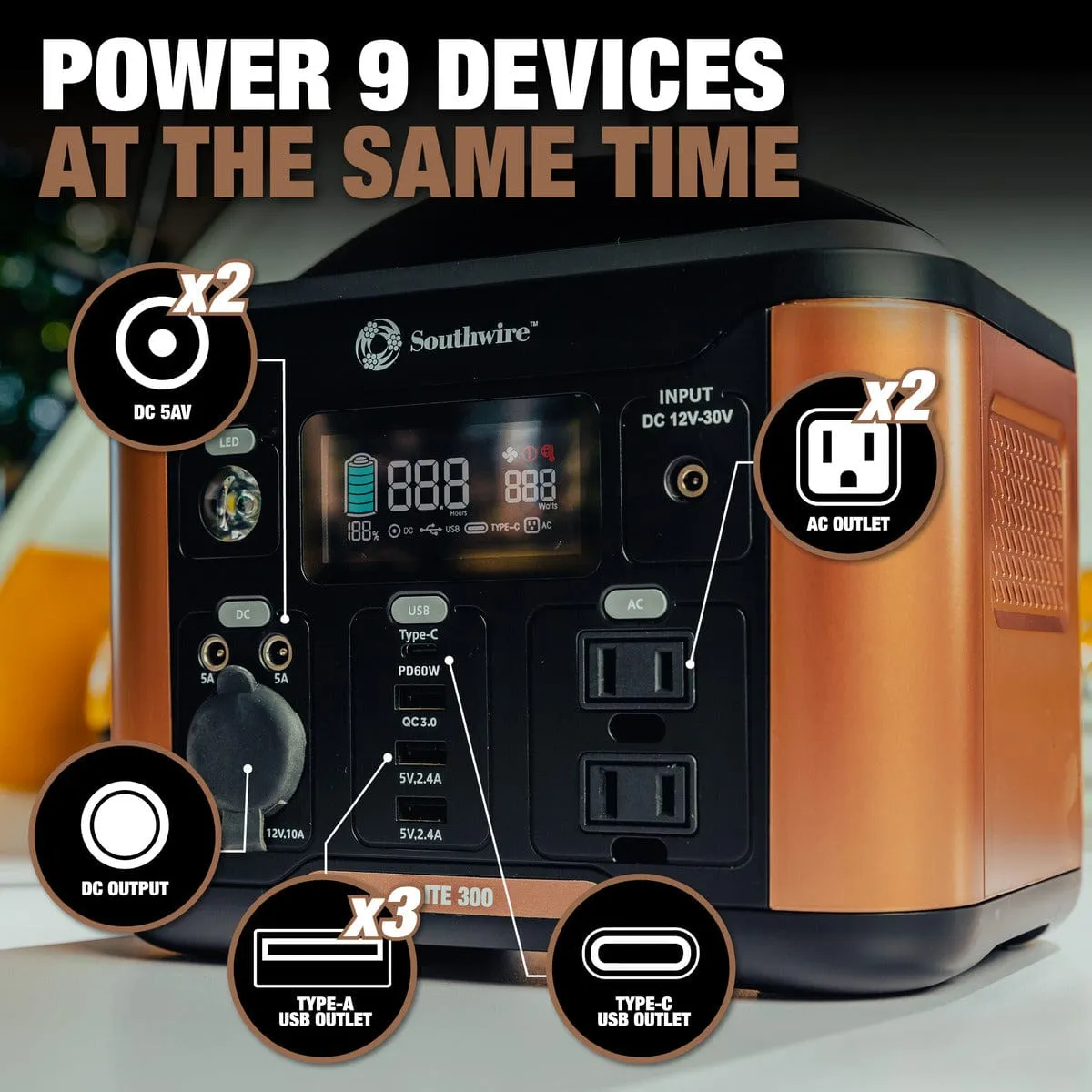 Southwire Elite 300 Series™ Portable Power Station - 53251