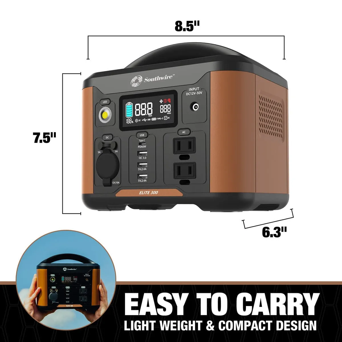 Southwire Elite 300 Series™ Portable Power Station - 53251