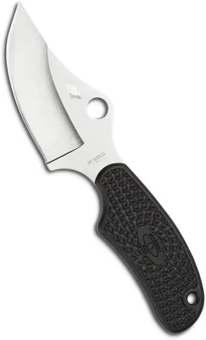 Spyderco Ark Salt Fixed Blade Knife with 2.56" H-1 Corrosion-Resistant Steel Blade and Premium Injection-Molded Polymer Sheath - PlainEdge - FB35PBK