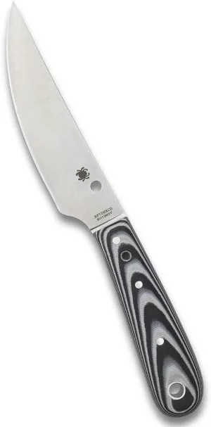Spyderco Bow River Plain Edge 4.36" Fixed Blade Knife (FB46GP)