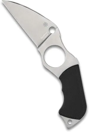 Spyderco Swick 6 Small 2.73" Fixed Plain Edge LC200N Pocket Knife (FB14P6)