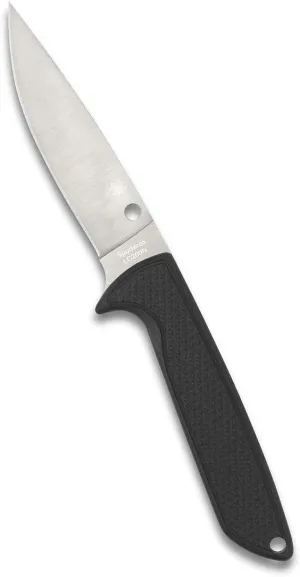 Spyderco WaterWay LC200N G10 Salt 4.44" Plain Edge Fixed Blade Knife (FB43GP)