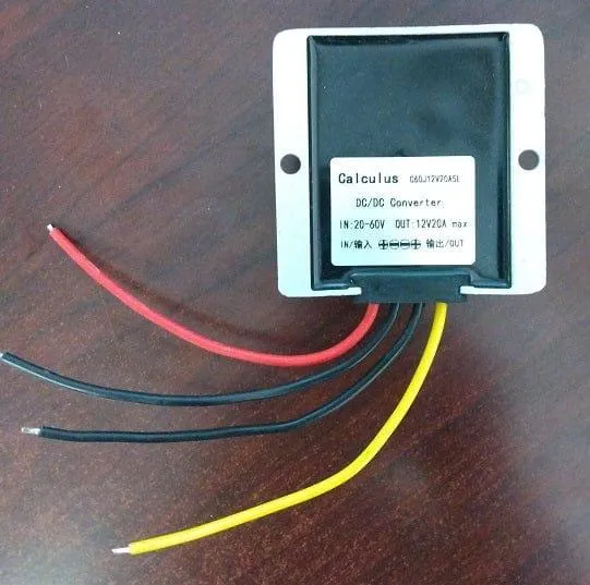 Step-Down Buck Converter - Reduce 48V or 24V Down to 12V
