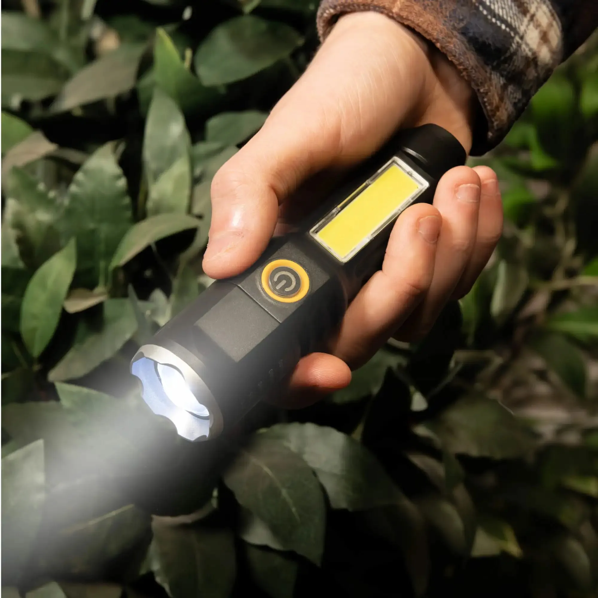 Streetwize Rechargeable Camping Torch with COB Lantern