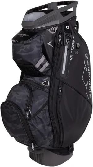 Sun Mountain Men's C-130 Supercharged Cart Bag '23 - Black/Black Camo