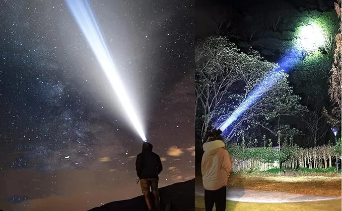 Super Bright Headlamp High Power Headlight LED Rechargeable Motion Sensor Hunting Head lamp Flashlight Spotlight Waterproof Light for Outdoor Fishing Camping Hiking
