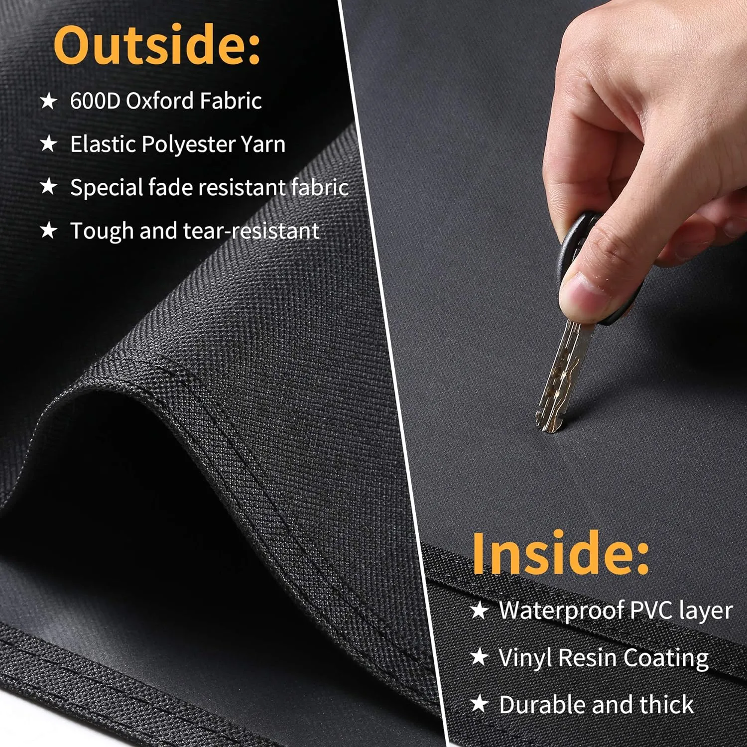 SUPJOYES Grill Cover for Weber Performer Deluxe Charcoal, 22 Inch BBQ Covers, Premium Heavy Duty Waterproof Accessories for Weber 7152 Performer Charcoal Grills