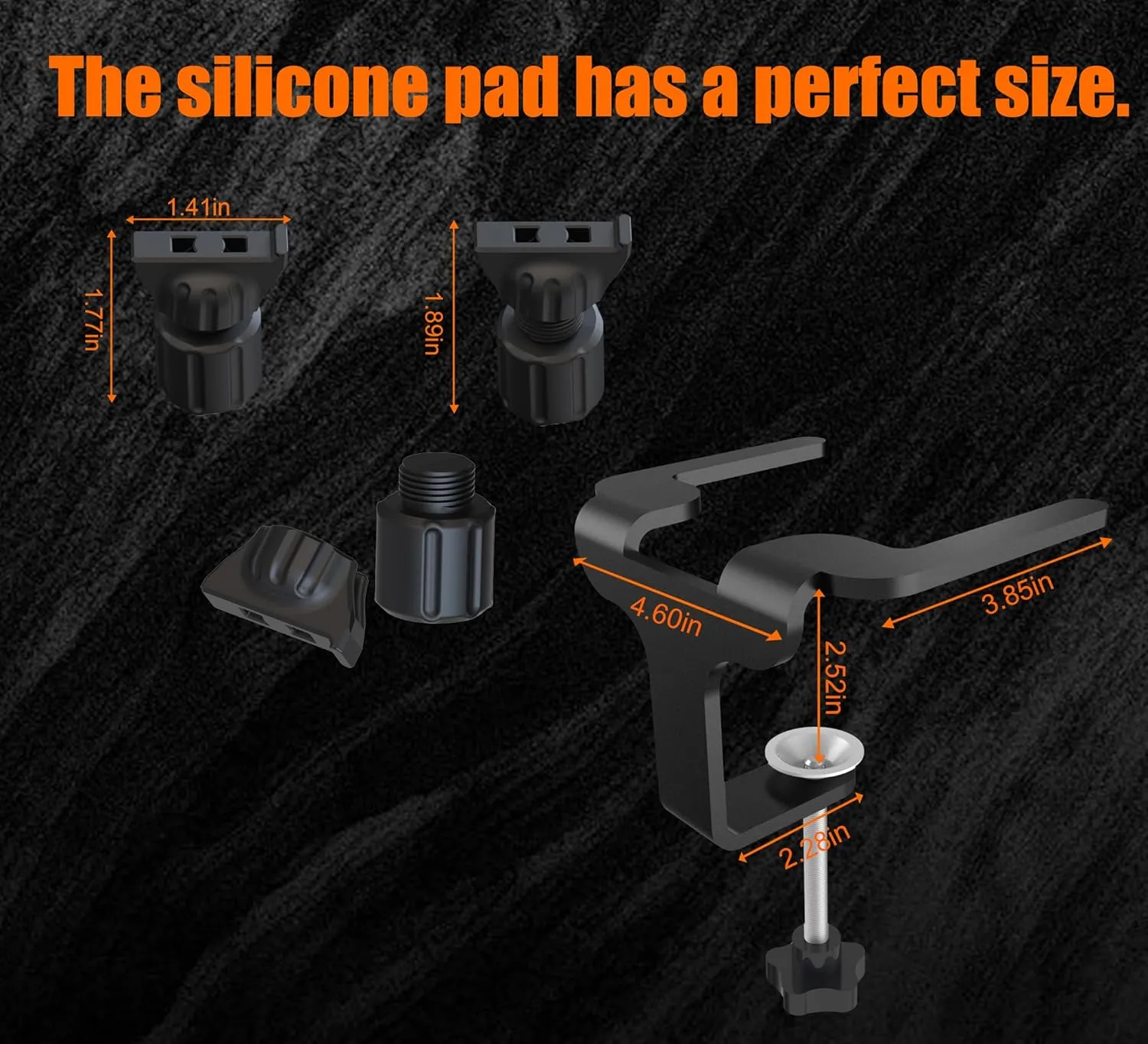 Support for Work Sharp Precision Adjust Knife Sharpener Securing Clip for Work Sharp Precision Adjust Accessories with Adjustable Height Clamp Support (black)