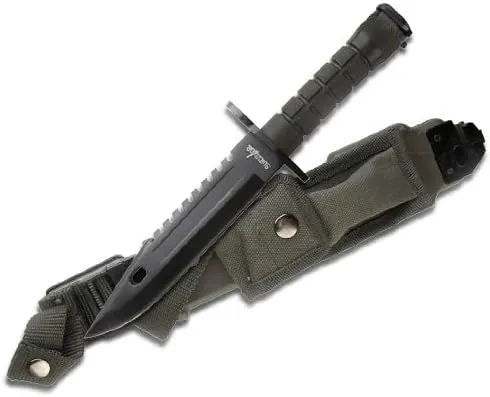 Survivor HK-56142 Series Fixed Blade Survival Knife, 12-Inch Overall