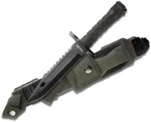 Survivor HK-56142 Series Fixed Blade Survival Knife, 12-Inch Overall